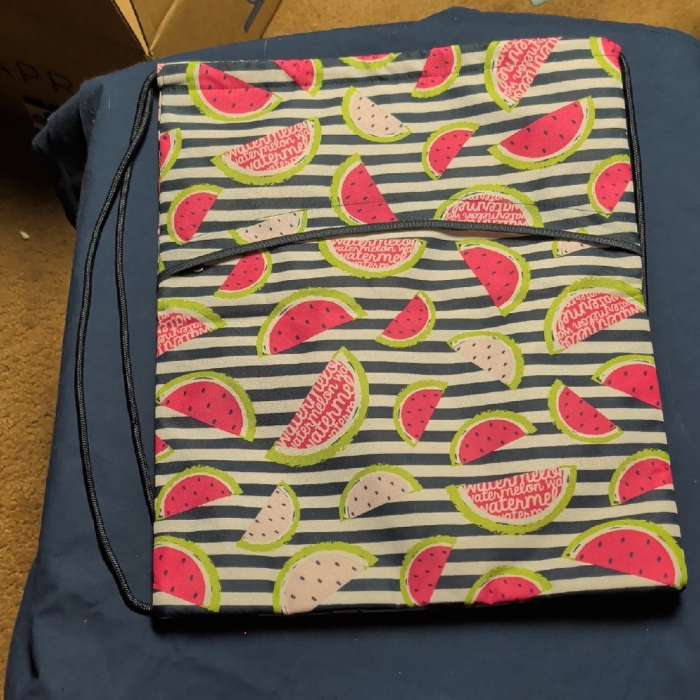 Watermelon Print Backpack - image 1